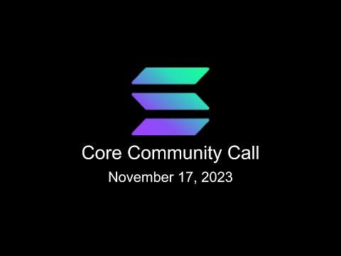 Core Community Call - Nov 17th, 2023 - Relaxing Transaction and Entry Constraints